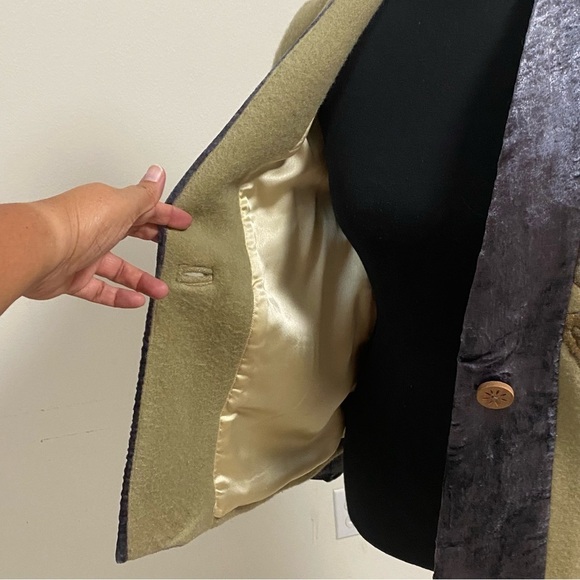 Soft Surroundings Adagio Boiled Wool BlendTapestry Kimono Jacket size Small - Picture 4 of 14